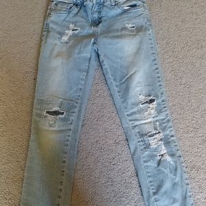 Girls distressed jeans